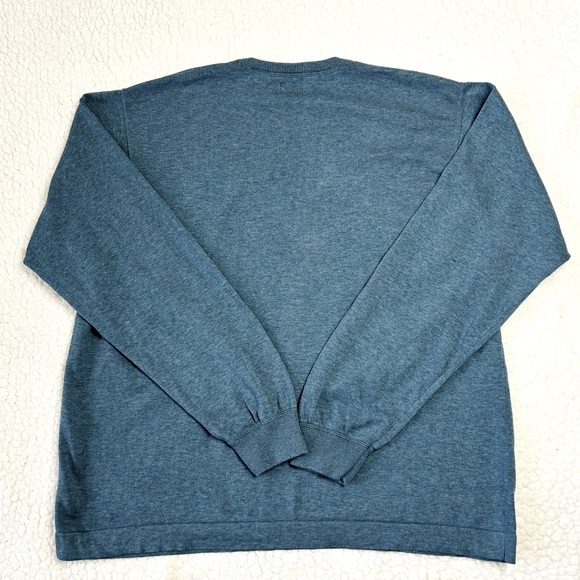 Timberland Sweater Men's Size 2XL Blue Cotton Knit Sweater Crew Neck Outdoor - Picture 2 of 6